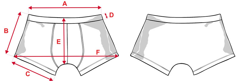 Esquema calzoncillo boxer Esquema calzoncillo boxer