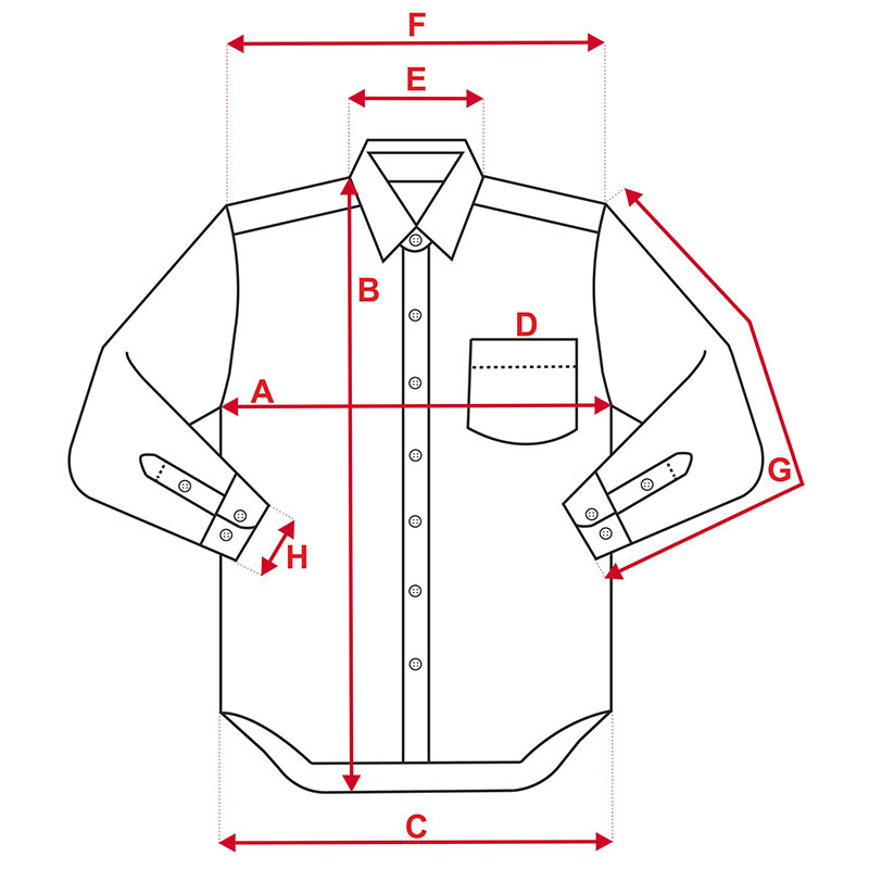 Esquema camisa caballero Esquema camisa caballero