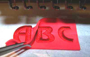 Bordado 3D - Paso 3