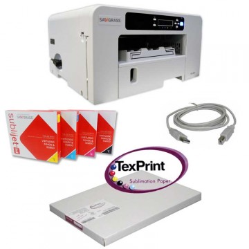 Impresora, tintas y papel para sublimación