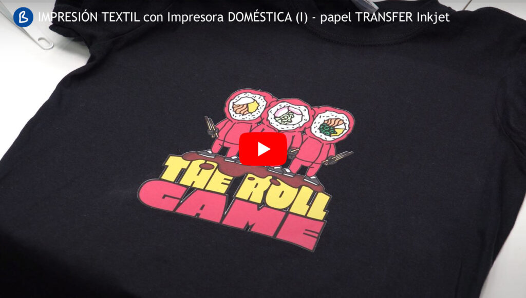 Papel transfer textil: Personaliza fácil con tu impresora doméstica inkjet