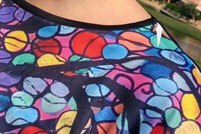 Blusa Para Sublimacion Con Espalda Negra