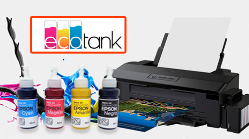 Impresora Epson Cargada Con Tinta De Sublimación Tlp Premium