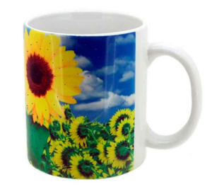 Manchas Y Puntos En Sublimación: Por Qué Aparecen Y Cómo Solucionarlo 2 Taza con puntos de colores en sublimacion