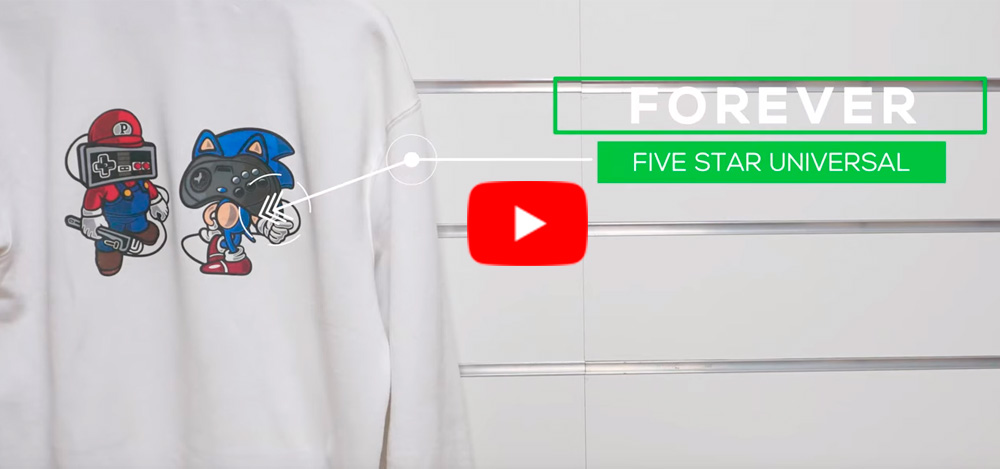 Papel Transfer Forever Five Star Universal Blog Brildor