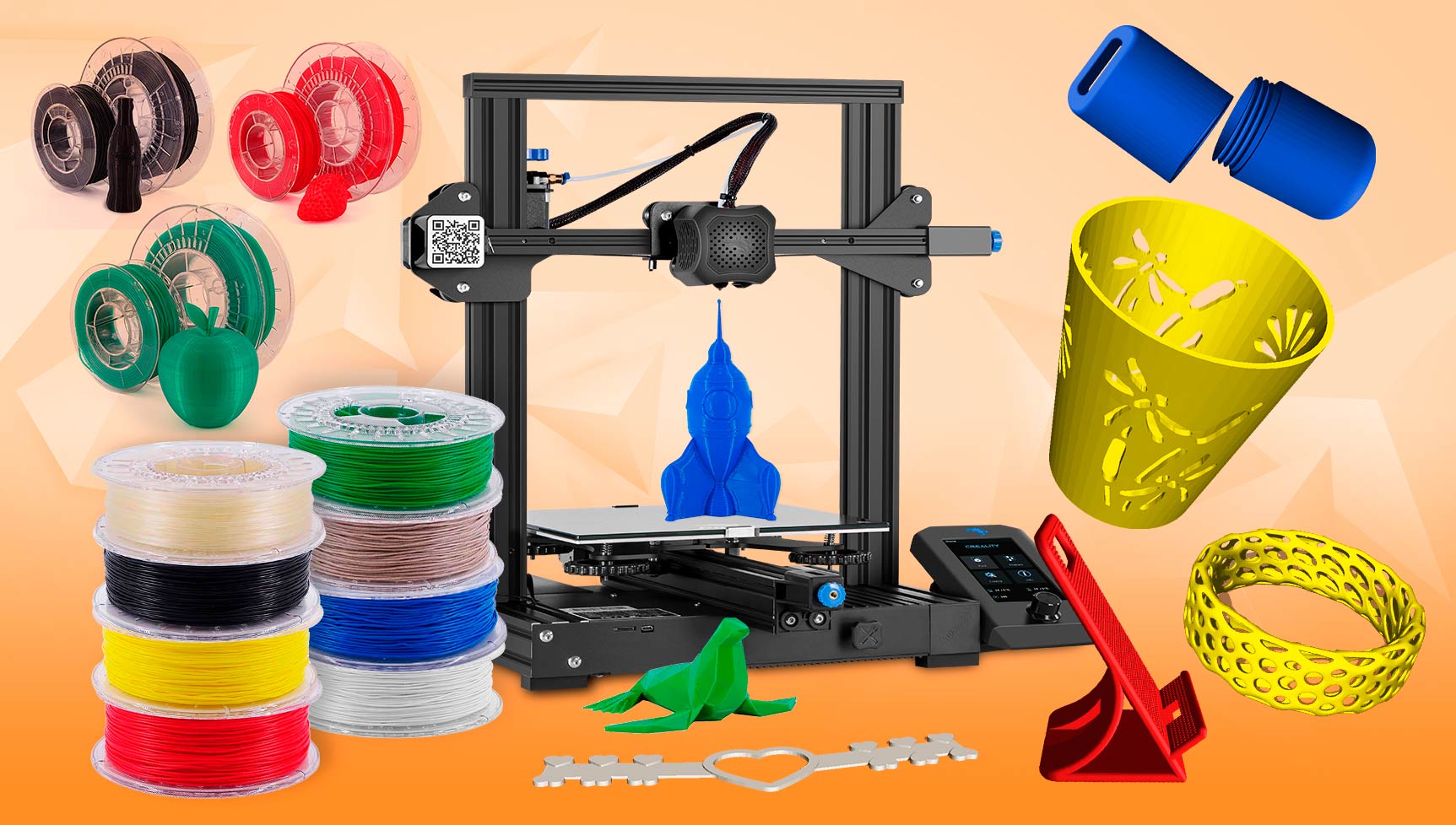 Ardilla Pesimista canta Filamentos para impresora 3D: Diferencias entre tipos de filamentos y para  qué se usan - Blog Brildor