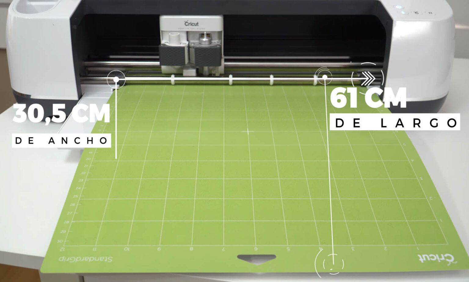 Pack De 5 Alfombrillas De Corte Para Cricut Maker 3/Explore - Tamaño 12x12 Pulgadas, Agarre Estándar (verde)