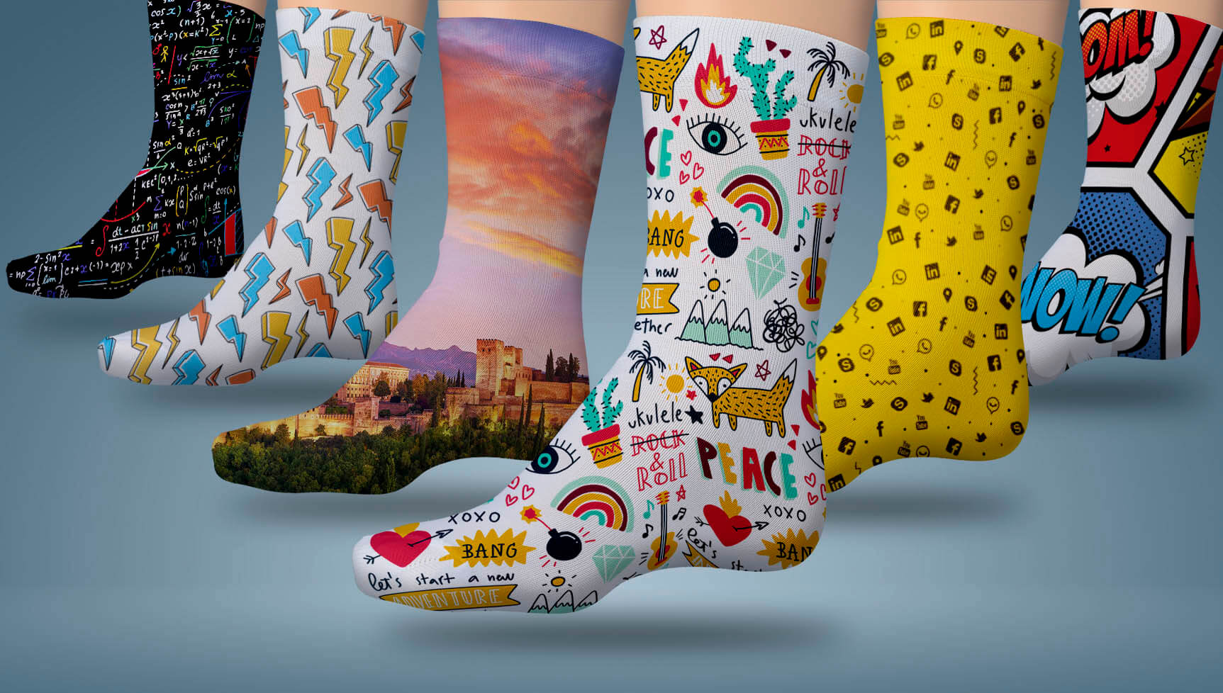 ¡Calcetines personalizados! Ideas para sublimarlos