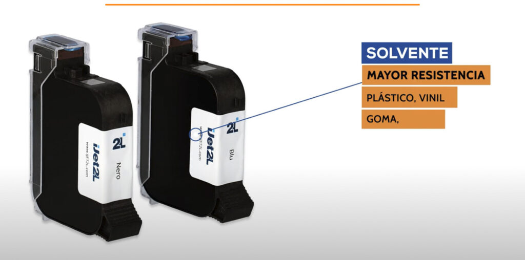 Tintas solventes impresora de rígidos