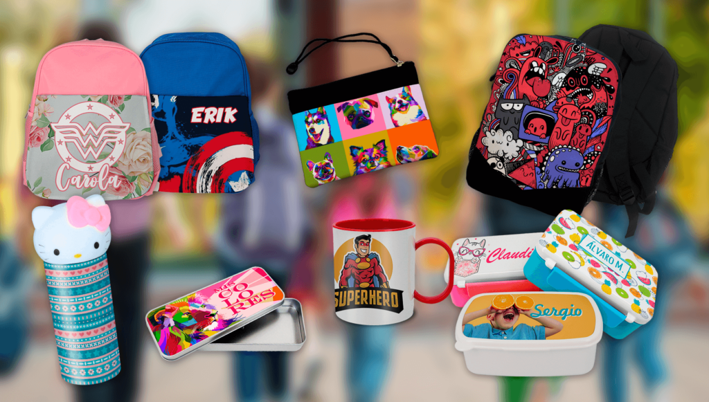 Productos personalizables para la vuelta al cole