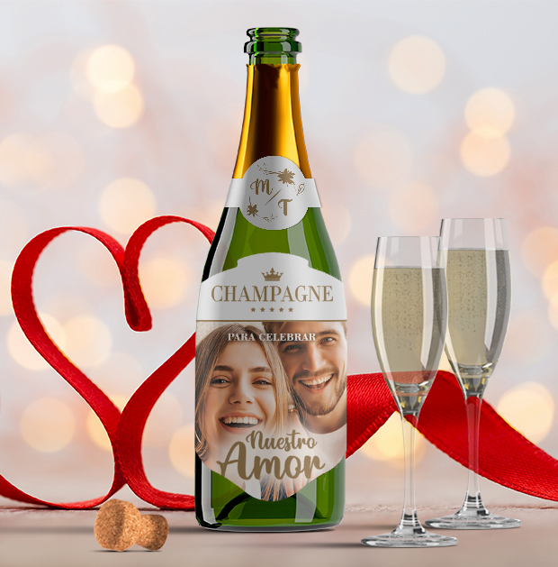 botella personalizada vinilo