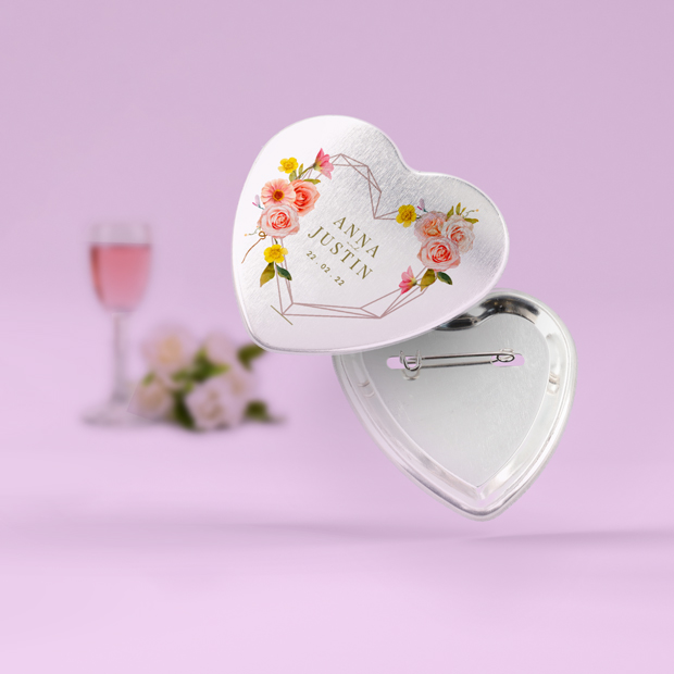 Chapa personalizada para boda