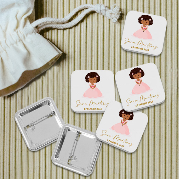 Chapas personalizadas para comuniones