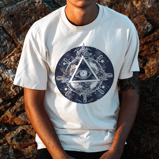 White sublimation t-shirt