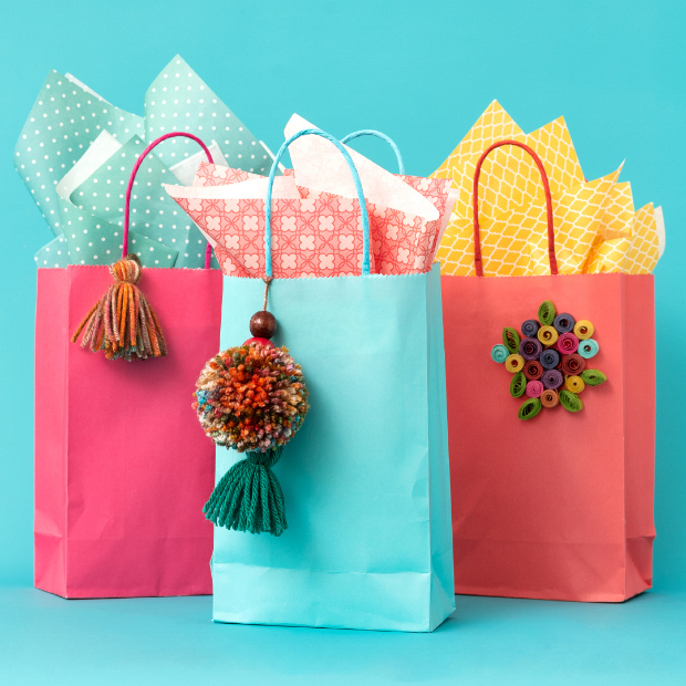 Caja de regalo de impresión personalizada con bolsa de papel para