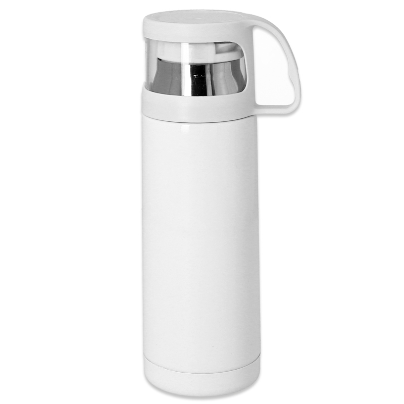 Botella Termo Para Sublimación De 350Ml Con Tapón Taza
