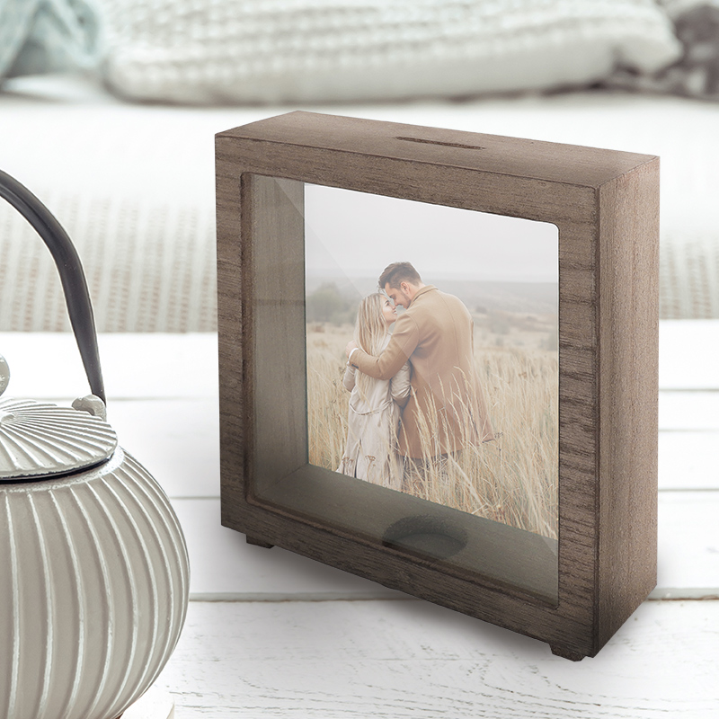 regalos personalizables para San Valentín - portafotos hucha de madera para sublimacion y sus laminas 3 - Más de 10 ideas de regalos personalizables para San Valentín