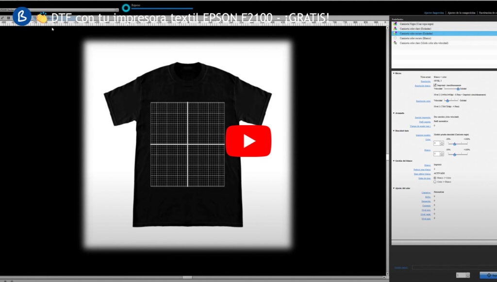 Crea Transfers Dtf Gratis Con Tu Impresora De Camisetas Epson F2100