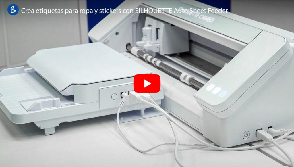 Aumenta la productividad de tu plotter con el alimentador de hojas Silhouette