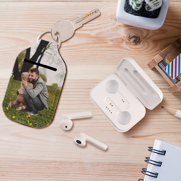 father's day gifts - wireless headphones sublimation keyring cover - Boost Your Sales With Personalised Father's Day Gifts