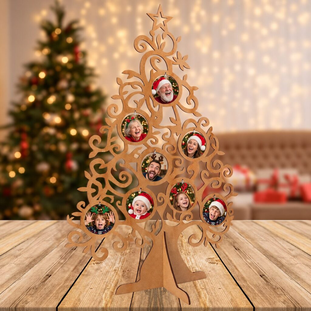 🎅 Que la Navidad no te pille sin stock: 9 ideas de regalos personalizados 15 Arbol Navideno Con Fotos Familiares Divertidas 5 Blog Brildor