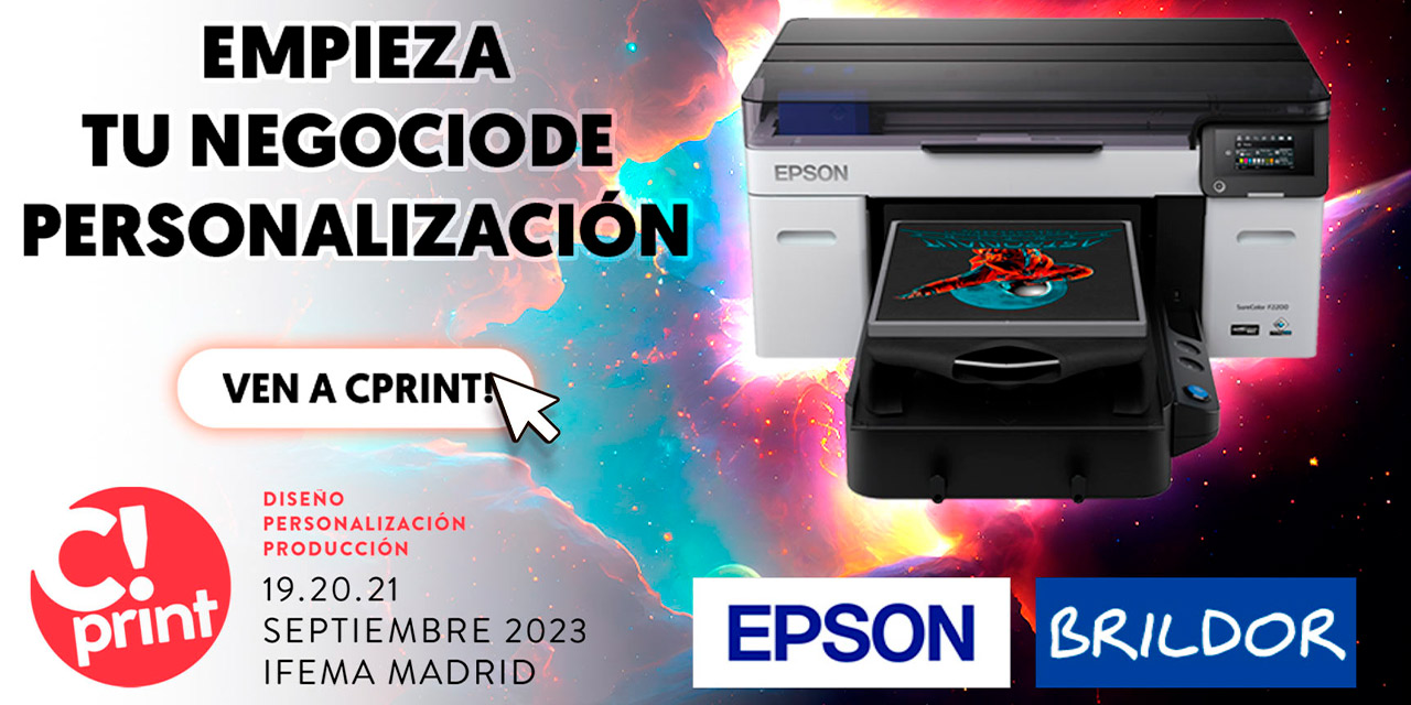 Cprint 2023: Explorando el Universo de la Personalización con Epson y Brildor