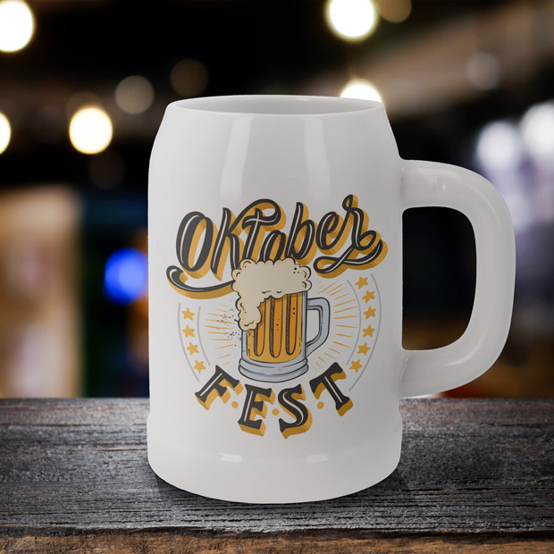 Oktoberfest - jarras cerveza sublimacion ceramica ejemplo - 🍻 El Oktoberfest: Personalización en la Fiesta de la Cerveza