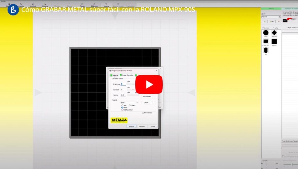 Domina El Grabado De Metales Con La Roland Mpx-90S