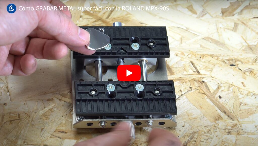 grabado de metales - grabado metales roland 2 - 💪🏻Domina el grabado de metales con la Roland MPX-90s