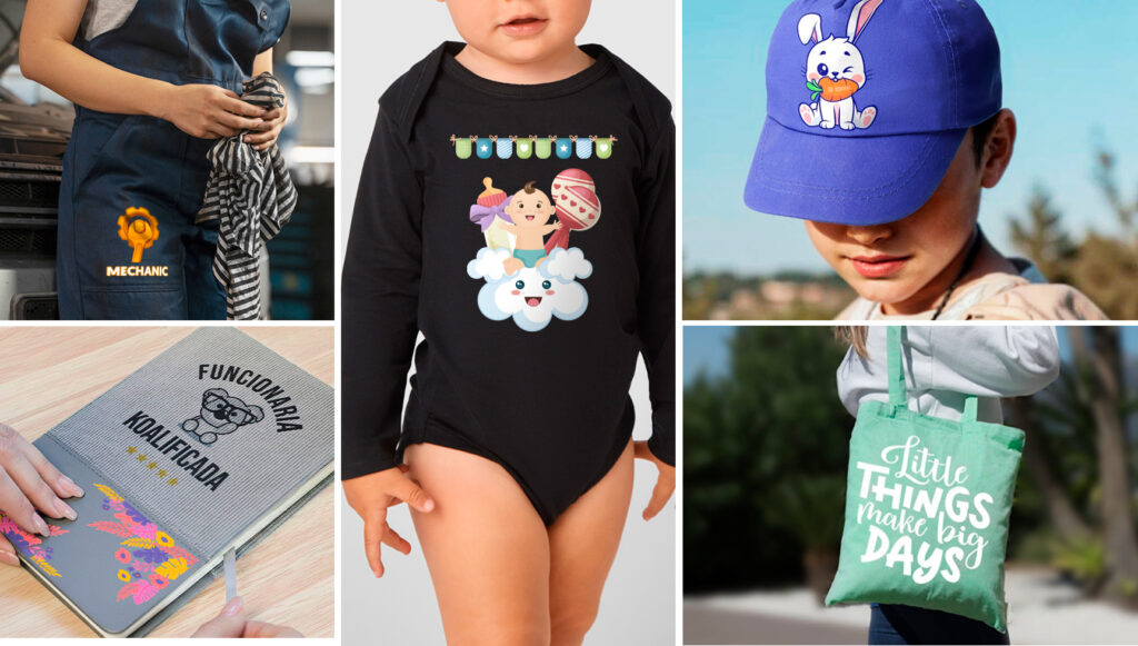 Dtf Aplicado En Diferentes Tejidos