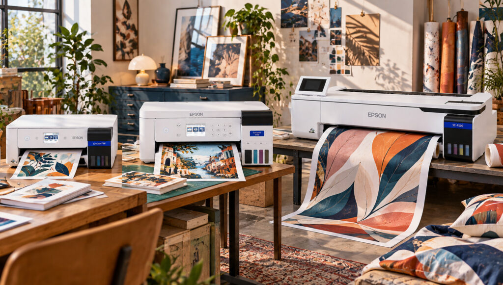 ¿Qué Impresora De Sublimación Epson Elegir? Sc-F100, Sc-F300 O Sc-F500