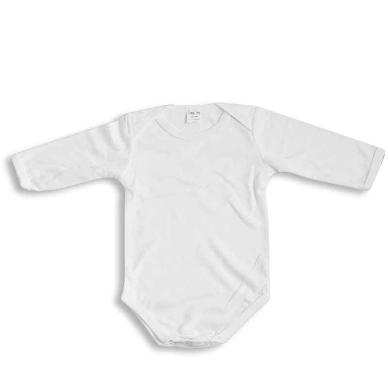 Body Infantil Para Sublimacion Tacto Algodon De Manga Larga