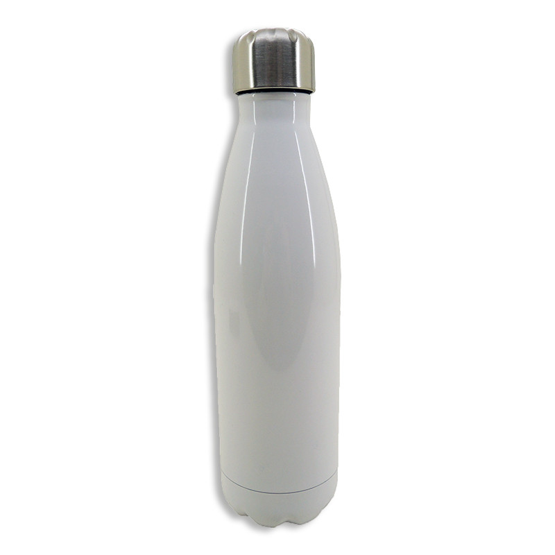 Botella termo 500ml de acero inoxidable blanca Sublimable • Brildor Botella termo 500ml de acero inoxidable blanca Sublimable • Brildor