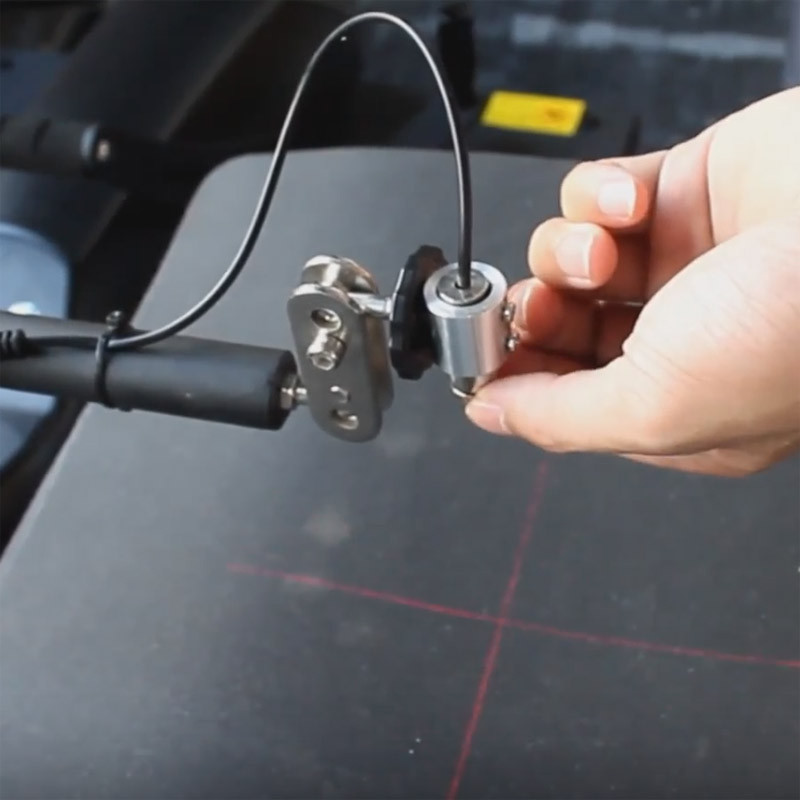lampara laser de sobremesa orientable
