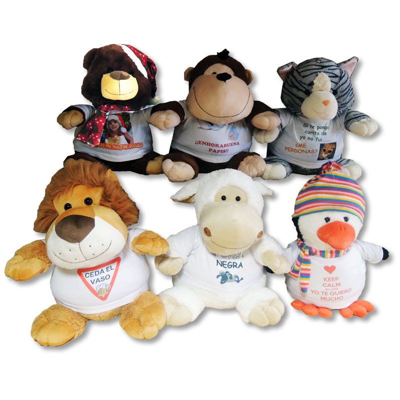 animales en peluche