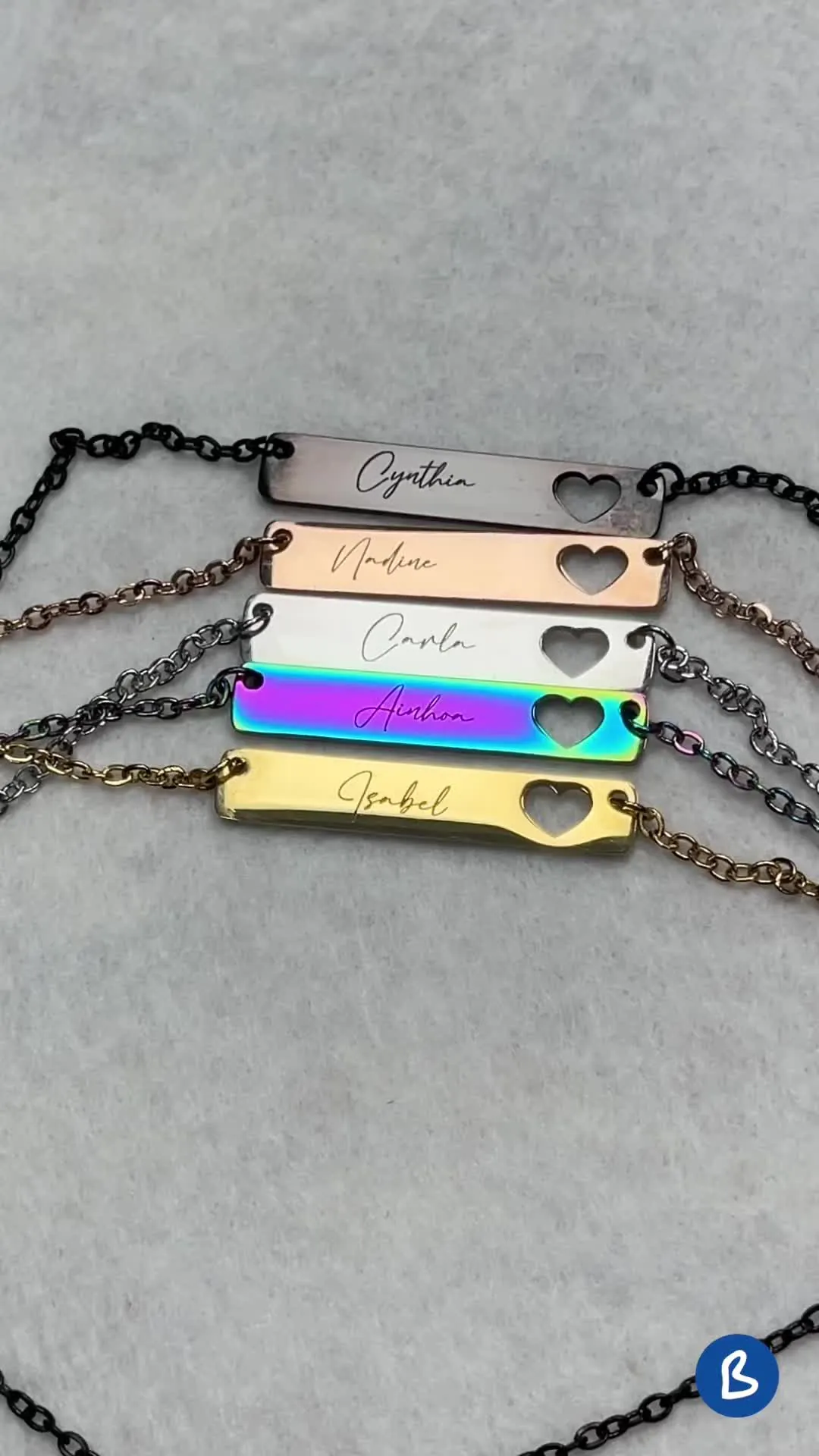 Pulseras medalla redonda para grabado