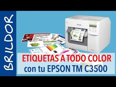 Impresora para etiquetas Epson TM-C3500 y sus consumibles