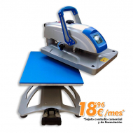 Plancha giratoria y extraíble XH1.1 de 40x50cm y sus platos