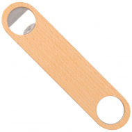 Bottle Opener Beech Wood and Stainless Steel Interior