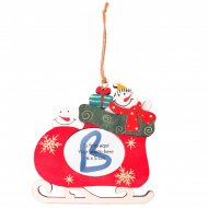 Adorno para árbol de Navidad forma trineo modelo Sled