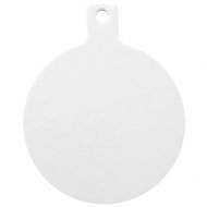 Adornos colgantes navideños cartón sublimable