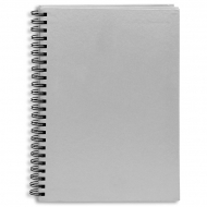 Cuaderno de anillas formato A5 - Cuaderno con tapas en blanco