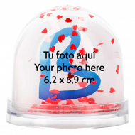 Bolas de nieve con foto - Low Cost 
