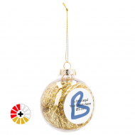 Sublimation Christmas Baubles with colour filling