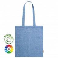 Long Handle Tote Bags Recycled Cotton 120g