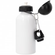 Sublimation Water Bottle with 2 Caps - Aluminium