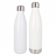 Gourdes isothermes inox blanc sublimables