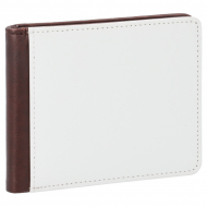 Sublimatable Men's Brown Leatherette Wallet 10x12 