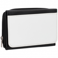 Cartera monedero polipiel negro 8x12 sublimable
