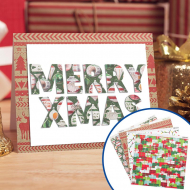 Papier et carton scrapbooking - Motifs de Noël